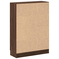 vidaXL Bokhylla brun ek 82,5x30,5x115 cm konstruerat trä