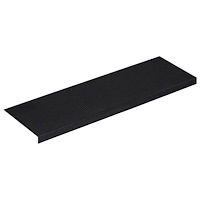 vidaXL Trappstegsmattor 5 st 25x75 cm gummi
