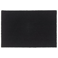 vidaXL Dörrmatta svart 60x90 cm tuftad kokos