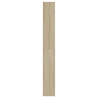 vidaXL Skohylla sonoma-ek 60x21x163,5 cm konstruerat trä