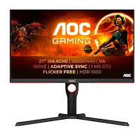 AOC AOC G3 Q27G3XMN platta pc-skärmar 68,6 cm (27") 2560 x 1440 pixlar 2K Ultra HD LED Svart