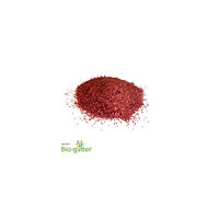 MyPureGlitter Bioglitter mellangrovt 40g/påse röd