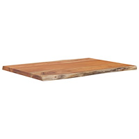 vidaXL Bordsskiva 50x40x2,5 cm rektangulär massiv akacia rustik kant