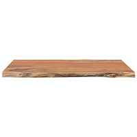 vidaXL Bordsskiva 50x40x2,5 cm rektangulär massiv akacia rustik kant