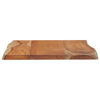 vidaXL Bordsskiva 50x40x2,5 cm rektangulär massiv akacia rustik kant