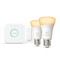 Philips Philips Hue White ambiance Startpaket: 2 st E27 ljuskällor (1100lm) + Dimmer switch