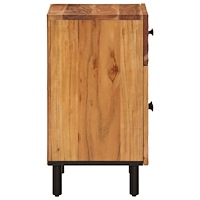 vidaXL Sängbord 50x33x60 cm massivt akaciaträ