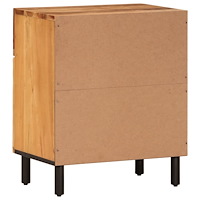 vidaXL Sängbord 50x33x60 cm massivt akaciaträ