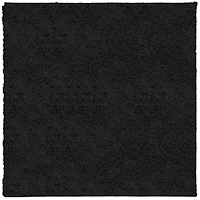 vidaXL Ryamatta PAMPLONA lång lugg modern svart 160x160 cm