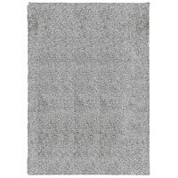 vidaXL Ryamatta PAMPLONA lång lugg modern grå 120x170 cm