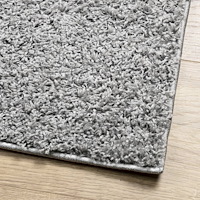 vidaXL Ryamatta PAMPLONA lång lugg modern grå 120x170 cm