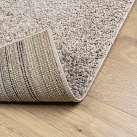vidaXL Ryamatta PAMPLONA lång lugg modern beige 80x150 cm