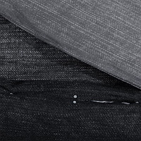 vidaXL Bäddset mörkgrå 140x200 cm bomull