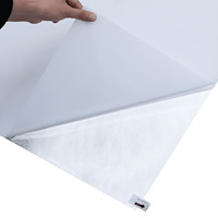 vidaXL Fönsterfilm statisk frostad transparent vit 45x2000 cm PVC
