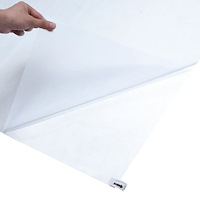 vidaXL Fönsterfilm statisk frostad grå 45x2000 cm PVC