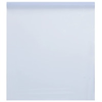 vidaXL Fönsterfilm statisk frostad vit 60x500 cm PVC