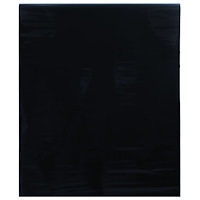 vidaXL Fönsterfilm statisk frostad frostad svart 90x500 cm PVC