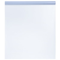 vidaXL Fönsterfilm statisk frostad grå 45x1000 cm PVC