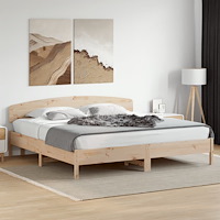 vidaXL Huvudgavel 200 cm massiv furu