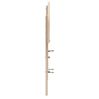 vidaXL Huvudgavel 200 cm massiv furu