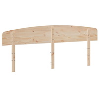 vidaXL Huvudgavel 200 cm massiv furu