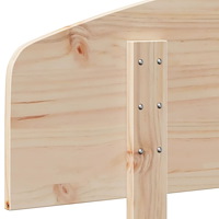 vidaXL Huvudgavel 200 cm massiv furu