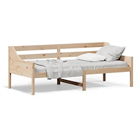 vidaXL Dagbädd utan madrass 90x200 cm massiv furu
