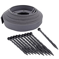 Nature Nature Rabattkant set H5 cm x 10 m med spett grå