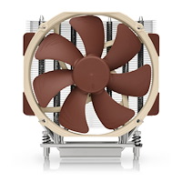 NOCTUA Noctua NH-U14S TR4-SP3 kylsystem för dator Processor Kylare 14 cm Gjuten aluminium, Beige