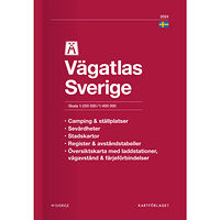 Kartförlaget M Vägatlas Sverige 2024 (bok, flexband)
