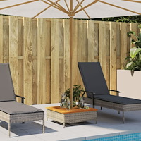 vidaXL Skydd för parasollfot 70x70x25 cm konstrottning och akacia
