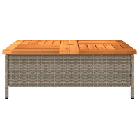 vidaXL Skydd för parasollfot 70x70x25 cm konstrottning och akacia