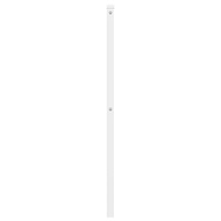 vidaXL Huvudgavel metall vit 107 cm