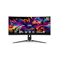 MSI MSI MAG 341CQP QD-OLED platta pc-skärmar 86,4 cm (34") 3440 x 1440 pixlar UltraWide Quad HD QDOLED Svart