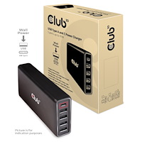 Club 3D CLUB3D CAC-1903EU mobilladdare Universal Svart AC inomhus