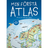 Jesper Groftved Min första atlas : lär dig om världens länder (inbunden)