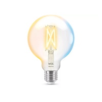 WiZ WiZ Filamentklotlampa Klar 60W G95 E27, Smart glödlampa, Wi-...