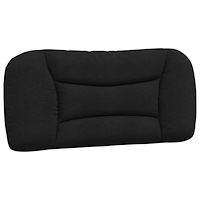vidaXL Dyna till huvudgavel svart 90 cm tyg