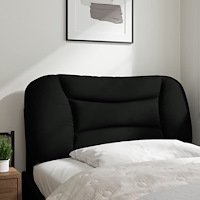 vidaXL Dyna till huvudgavel svart 90 cm tyg