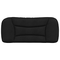 vidaXL Dyna till huvudgavel svart 90 cm tyg