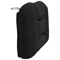 vidaXL Dyna till huvudgavel svart 90 cm tyg