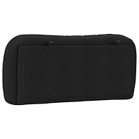 vidaXL Dyna till huvudgavel svart 90 cm tyg
