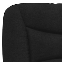 vidaXL Dyna till huvudgavel svart 90 cm tyg