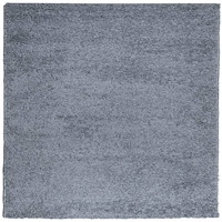vidaXL Ryamatta PAMPLONA lång lugg modern blå 120x120 cm