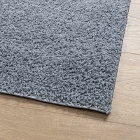vidaXL Ryamatta PAMPLONA lång lugg modern blå 120x120 cm