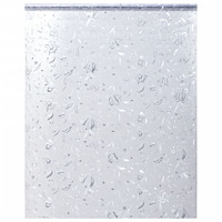 vidaXL Fönsterfilm frostad blommönster 60x500 cm PVC