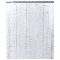 vidaXL Fönsterfilm frostad bambu 45x500 cm PVC