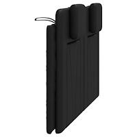 vidaXL Dyna till huvudgavel svart 120 cm konstläder