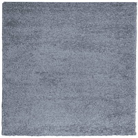 vidaXL Ryamatta PAMPLONA lång lugg modern blå 200x200 cm
