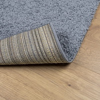 vidaXL Ryamatta PAMPLONA lång lugg modern blå 200x200 cm